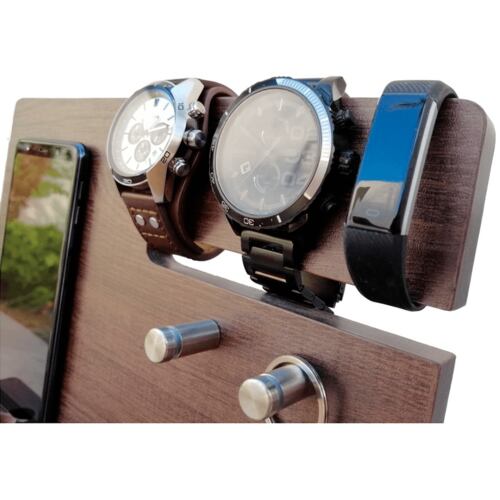 Organizador Buro Escritorio Celular Reloj Regalo para Hombre