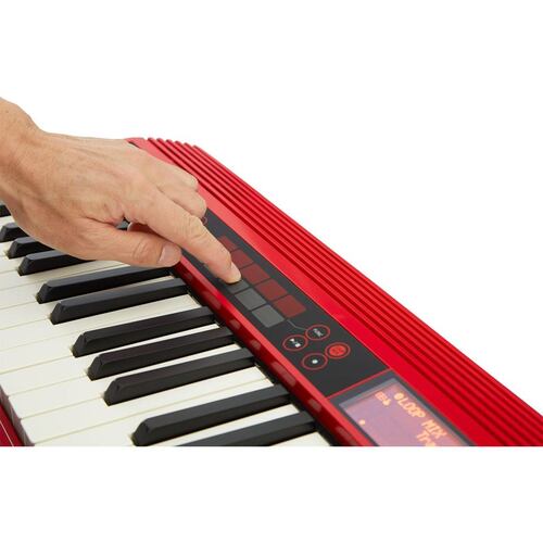 Roland Teclado Digital Profesional Color Rojo Modelo GO-61