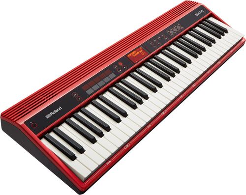 Roland Teclado Digital Profesional Color Rojo Modelo GO-61