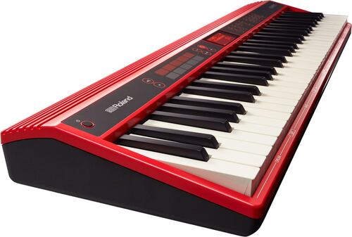 Roland Teclado Digital Profesional Color Rojo Modelo GO-61
