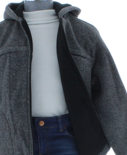 Chamarra Niño Gris Forrada 2424 1 a 14 Años.