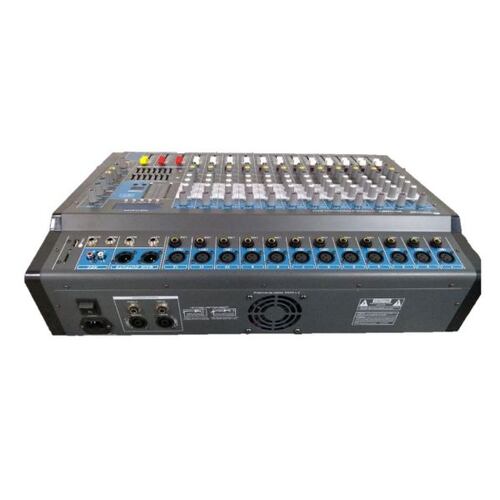 Mezcladora Amplificada Soundtrack MIX-12AMP3 Stereo 12ch Entrada Usb sd