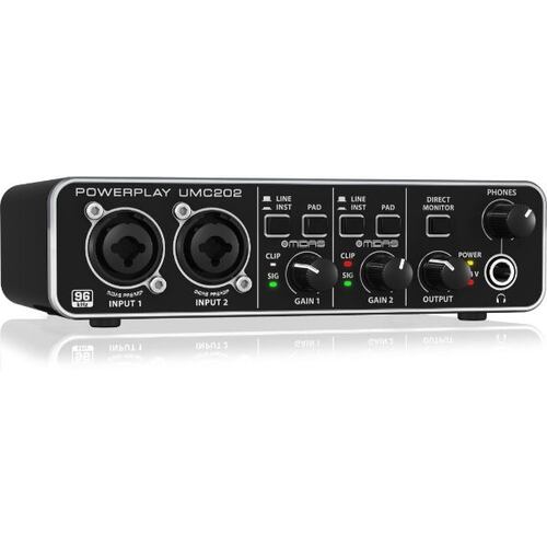 Interface De Audio Behringer U-phoria UMC202HD.