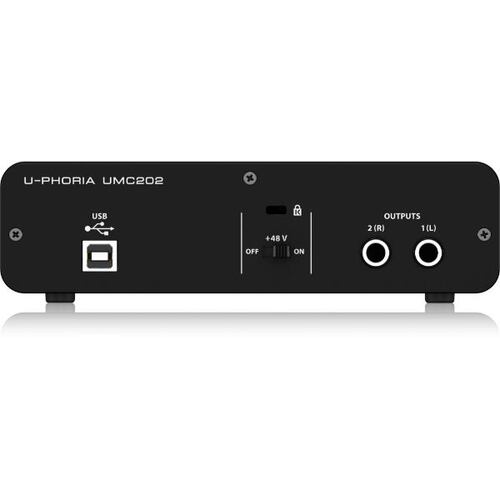 Interface De Audio Behringer U-phoria UMC202HD.