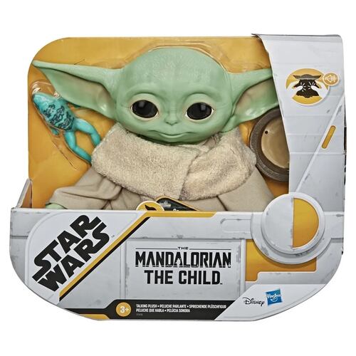 Star Wars Baby Yoda The Child - Juguete De Peluche Que Habla