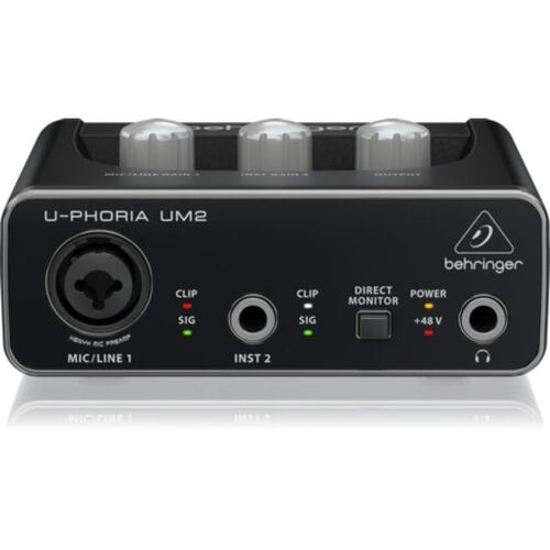 Interface De Audio Behringer U-PHORIA UM2.