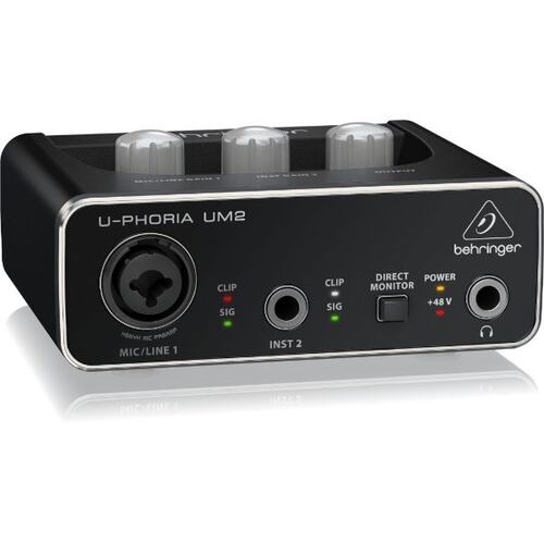 Interface De Audio Behringer U-PHORIA UM2.