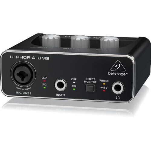 Interface De Audio Behringer U-PHORIA UM2.