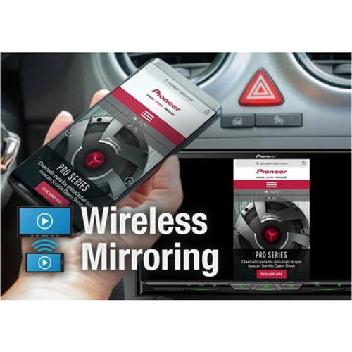 Autoestereo Pantalla De 7 Pulgadas Pioneer Bluetooth Wifi Mirroring Avh-z9250bt Dual Usb.
