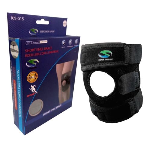 Rodillera Corta De Neopreno Deportista Super Confort.