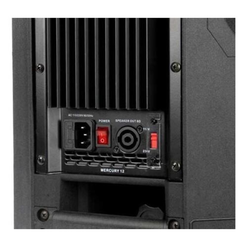 Bafle Amplificado Vamav Mercury 12 color negro.