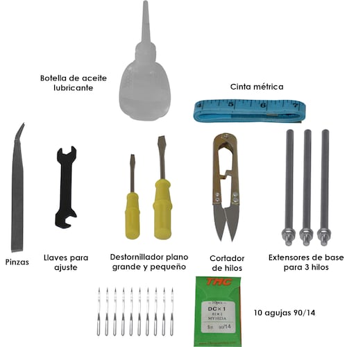 Maquina Coser Industrial Puntada Overlok Agujas 3 Hilos