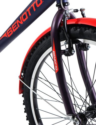 Bicicleta BENOTTO Montaña STREGA R24 Acero1V. Azul Aperlado/Morado Hombre  