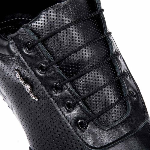 Zapato casual choclo para hombre, marca Michel Domit, color negro, mod. 825223