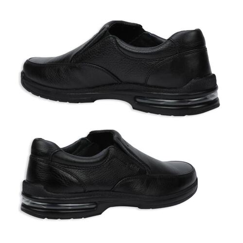 Zapatos confort Flexi choclo, color megro, para hombre, modelo 989896