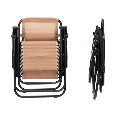 Camastro Plegable Silla Playa Jardin Gravedad 0 Reclinable