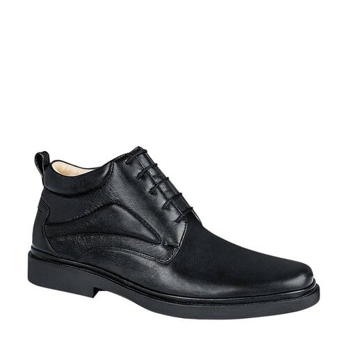 Bota corta para hombre color negro, para pie diabético, marca Calzado Pazstor, mod. 132403