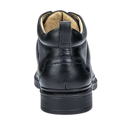 Bota corta para hombre color negro, para pie diabético, marca Calzado Pazstor, mod. 132403