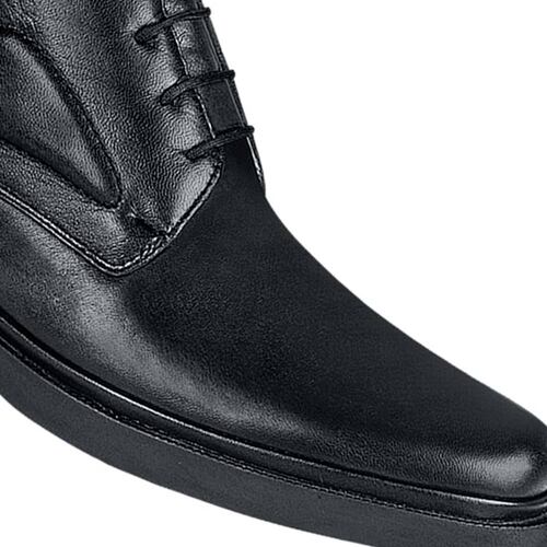 Bota corta para hombre color negro, para pie diabético, marca Calzado Pazstor, mod. 132403