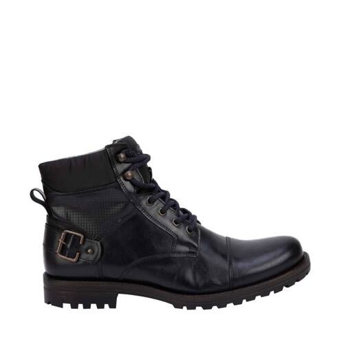 Botas negras heavy marca Locman, para hombre, mod. 947229