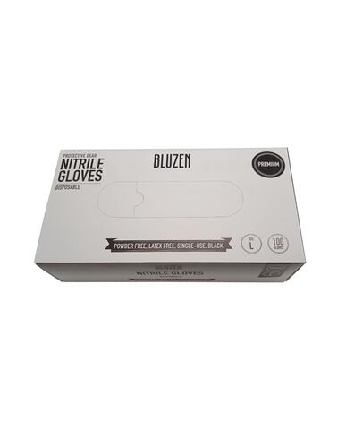  Caja MASTER de guantes de nitrilo color negro TALLA L