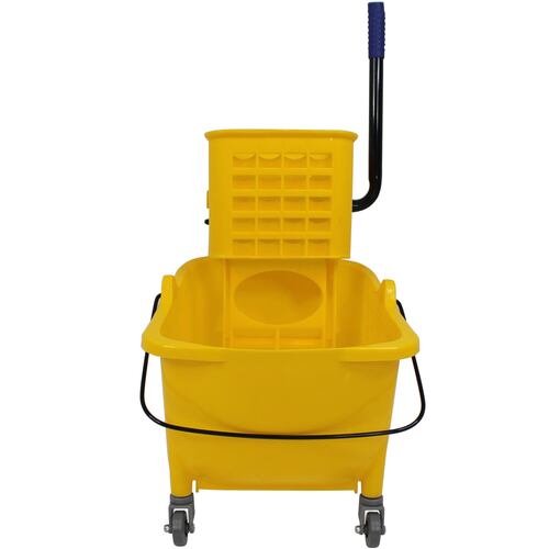 Cubeta Con Exprimidor 24.6 L Carrito Limpieza Industrial Oficina