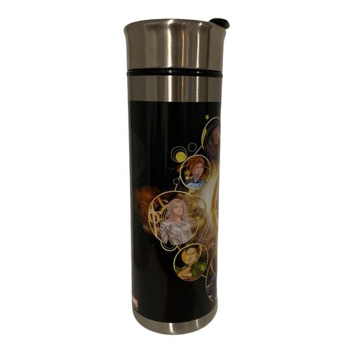 Termo Eternals  Metalico Marvel Doble Pared Acero Inoxidable