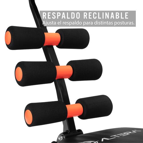 Banco Fitness Ajustable Multifuncional con Ligas y Resortes de Resistencia