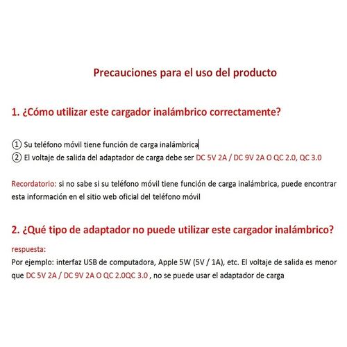 Cargador Inalámbrico De 10w Para iPhone Huawei Moto