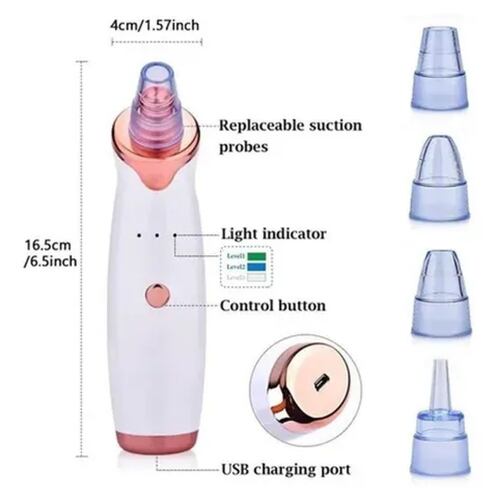 Máquina Succionadora De Puntos Negros/espinillas Y Acné, Usb