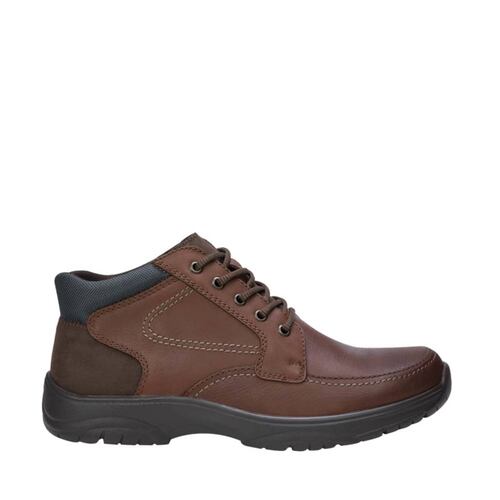 Par de zapatos marca Calzado Pazstor confort, para pie diabético, color café, mod. 1003145