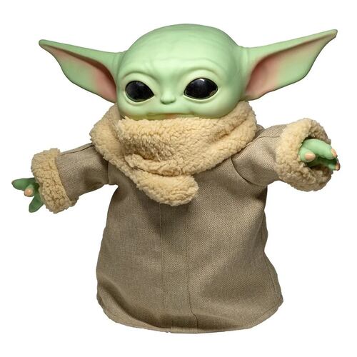 Baby Yoda The Child Grogu The Mandalorian CON Sonido Peluche Y Mochila Articulado.