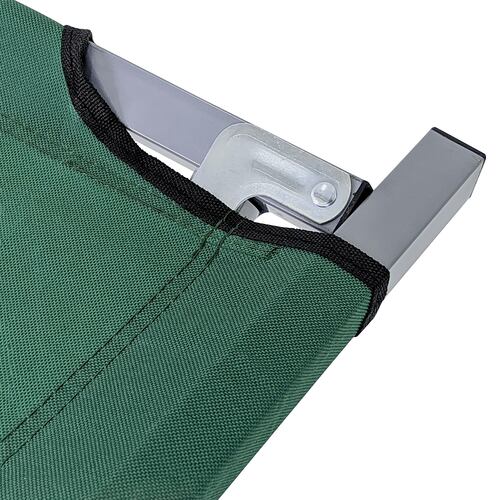 Catre Plegable  Camastro Verde Militar 188 x 70 x 42 Antiderrapante Incluye Funda