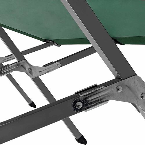 Catre Plegable  Camastro Verde Militar 188 x 70 x 42 Antiderrapante Incluye Funda