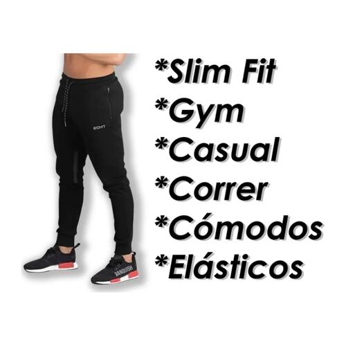 Pants Jogger Deportivo Slim Fit Súper Calidad Elástico Echt