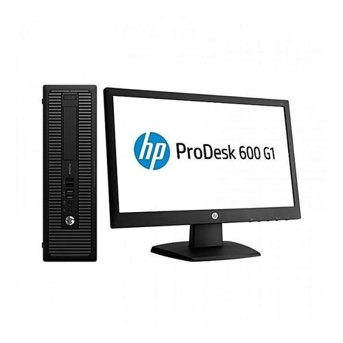 Computadora HP PRODESK 600 G1 SFF Core i5 4ta Generación 8gb RAM 240gb Disco Solido Monitor 22" (Reacondicionado)