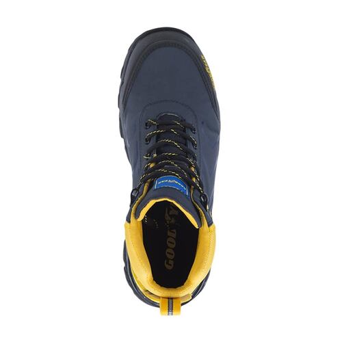 Botas de trabajo indusdtrial Goodyear con casquillo, azul con amarillo, mod. 1004784