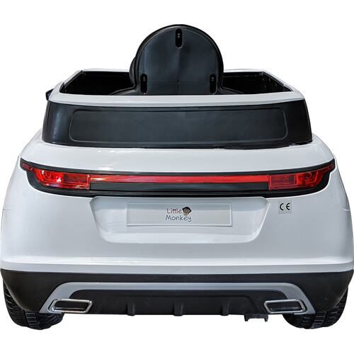 Montable Electrico Camioneta Land Rover Blanca 12v MP3 Control Remoto 3km