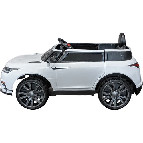 Montable Electrico Camioneta Land Rover Blanca 12v MP3 Control Remoto 3km