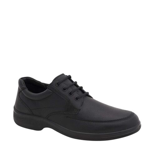 Zapatos confort Flexi, choclo negros, fabricados en piel, mod. 180176