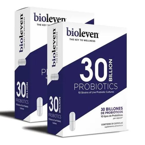 2 Pack Bioleven Probióticos 30 Billones.