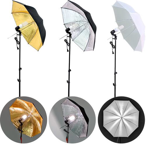 Kit Estudio Fotografico Set Softbox Cicloramas Sombrilla