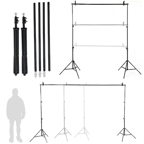 Kit Estudio Fotografico Set Softbox Cicloramas Sombrilla