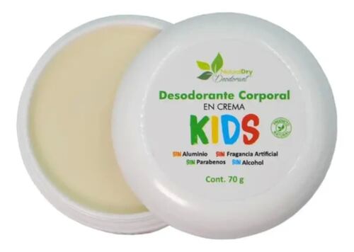Desodorante Naturaldry Kids 70g Natural Hidrata Elimina Olor