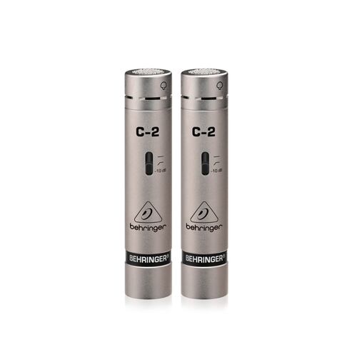 Micrófonos Behringer C-2 de Condensador de Estudio.