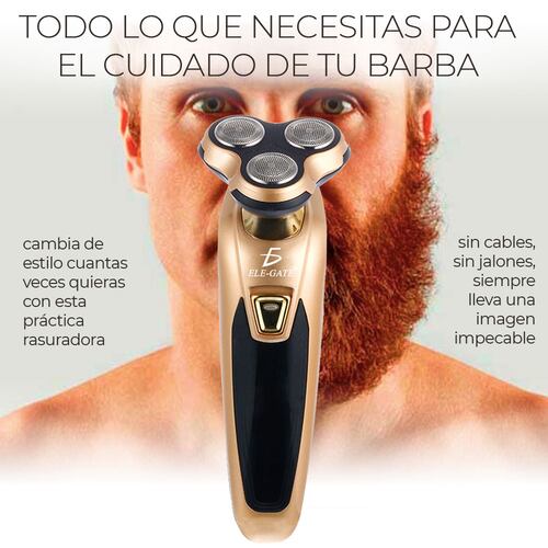 Maquina Afeitar Barba Eléctrica 3 En 1 Recargable