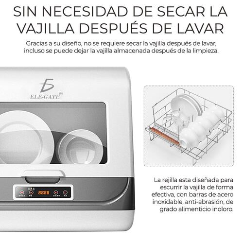 Mini Lavavajillas Con Depósito De Agua .