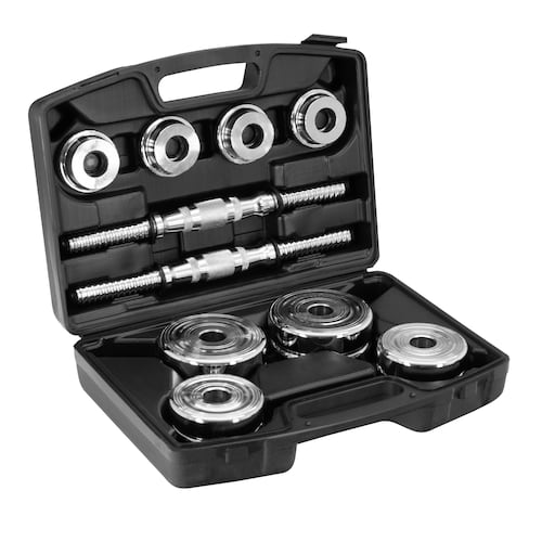 Set de Mancuernas Ajustables Altera de 15 KG con Estuche Incluido