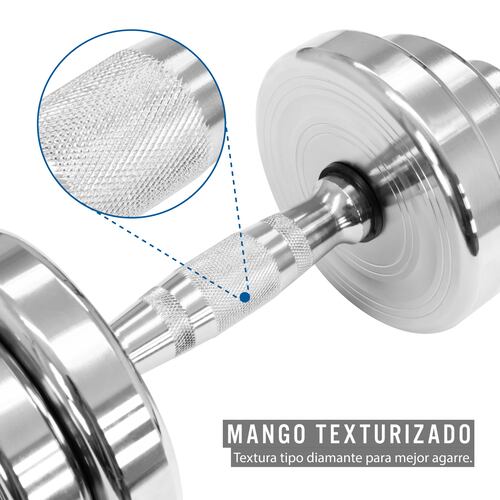 Set de Mancuernas Ajustables Altera de 15 KG con Estuche Incluido