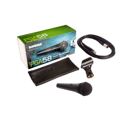 Micrófono Shure Pga58-xlr Dinámico Para Voz .